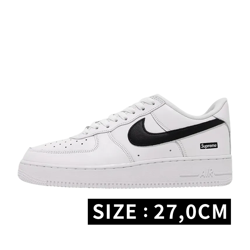 Supreme × Nike Air Force 1 Low "White/Black"