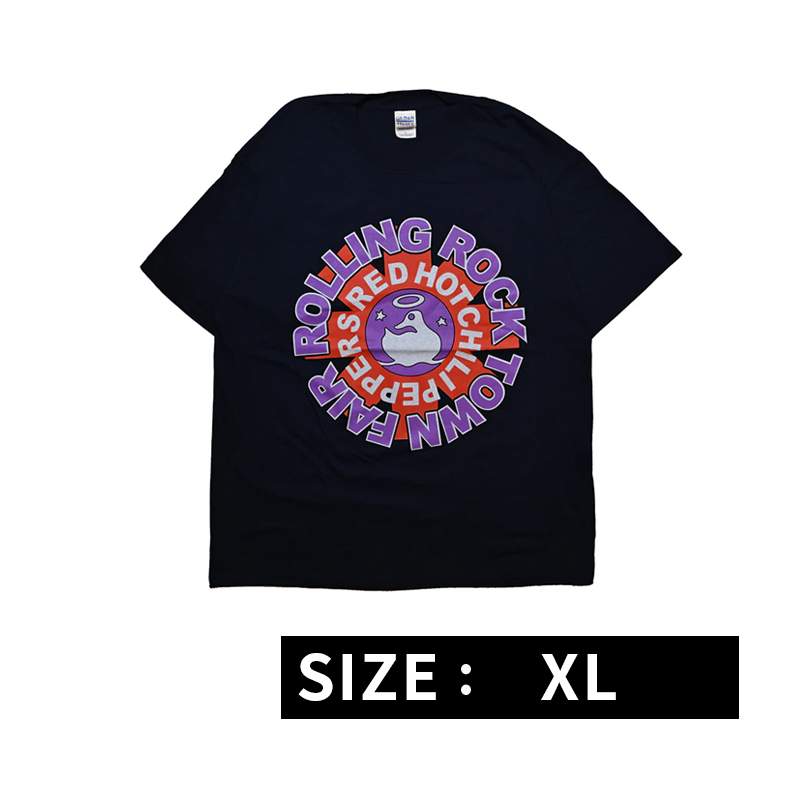 RED HOT CHILI PEPPERS ROLLING ROCK TOWN FAIR NAVY GILDAN XL