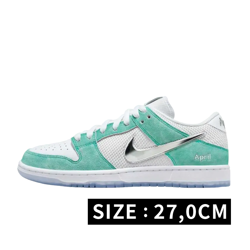 APRIL SKATEBOARDS × Nike SB Dunk Low Pro QS "White and Multi-Color"