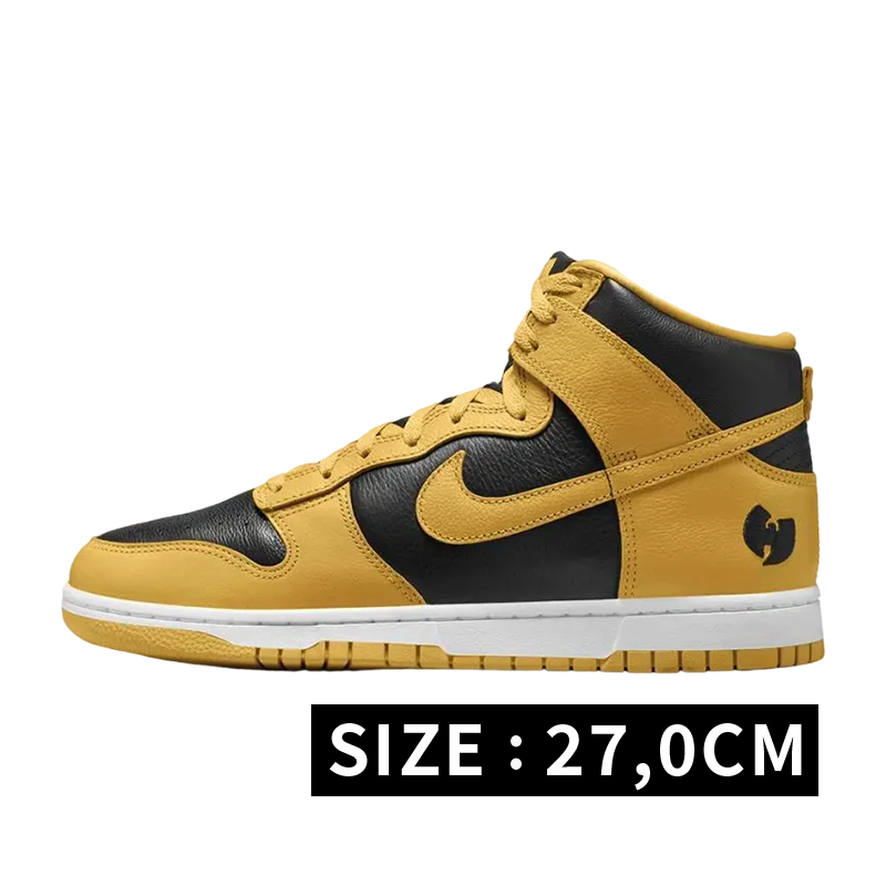 Wu-Tang Clan × Nike Dunk High Retro PRM "Black and Pollen"