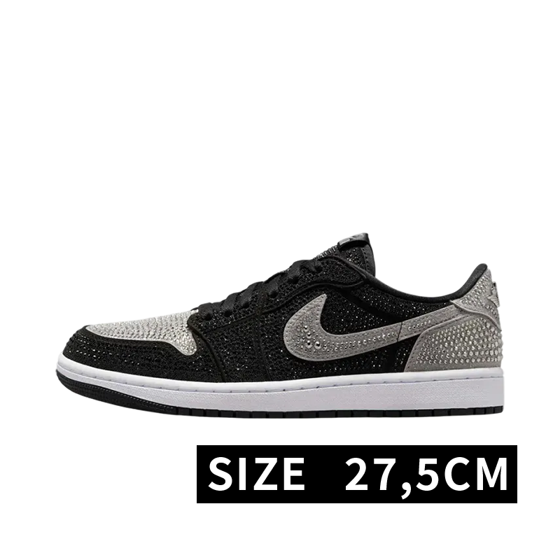 Swarovski × Nike Women's Air Jordan 1 Low OG "Crystal/Shadow"