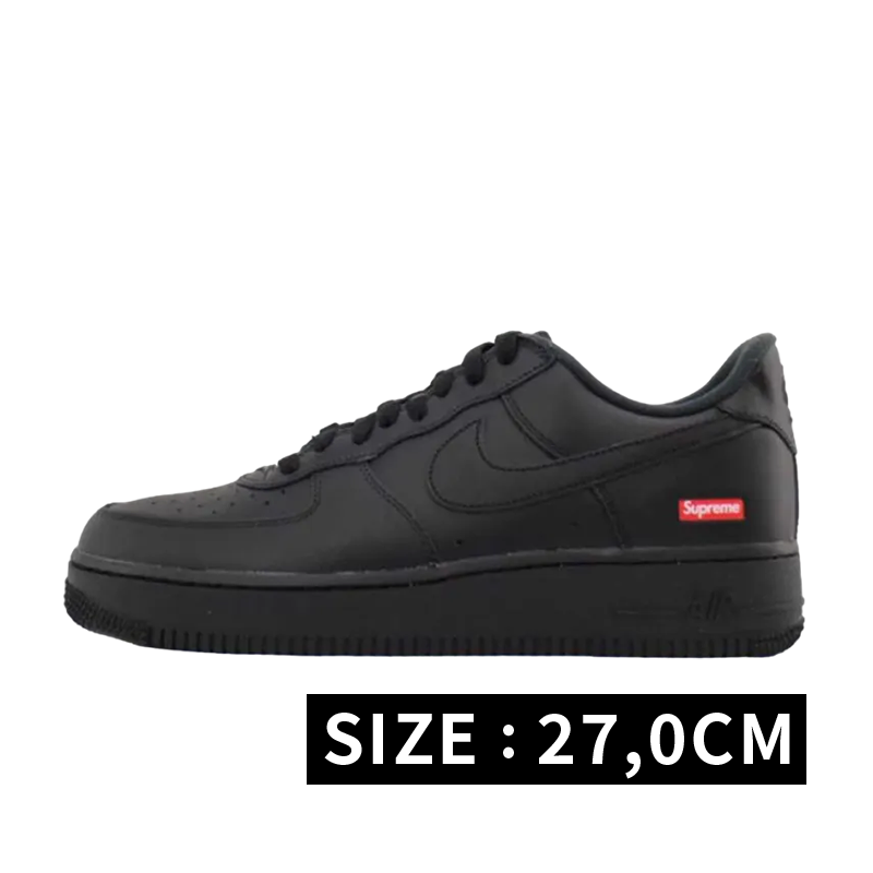 Supreme × Nike Air Force 1 Low "Black"