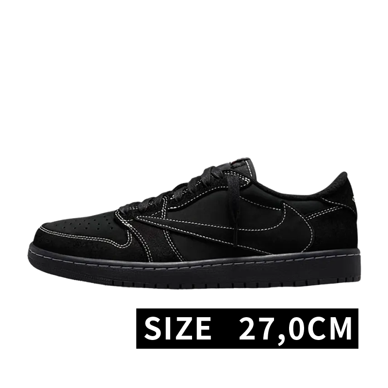 Travis Scott × Nike Air Jordan 1 Low OG SP "Black Phantom"